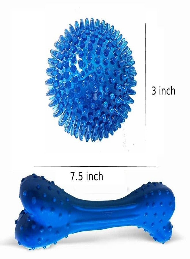 Pet Believe Dog Trust Non-Toxic Rubber Stud Spike Hard Ball Chew Toy, Puppy/Dog Teething Toy - 3 inches Suitable for All Breeds - Image 3